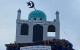 Controversial loyalist bonfire in Co Tyrone topped with a replica mosque